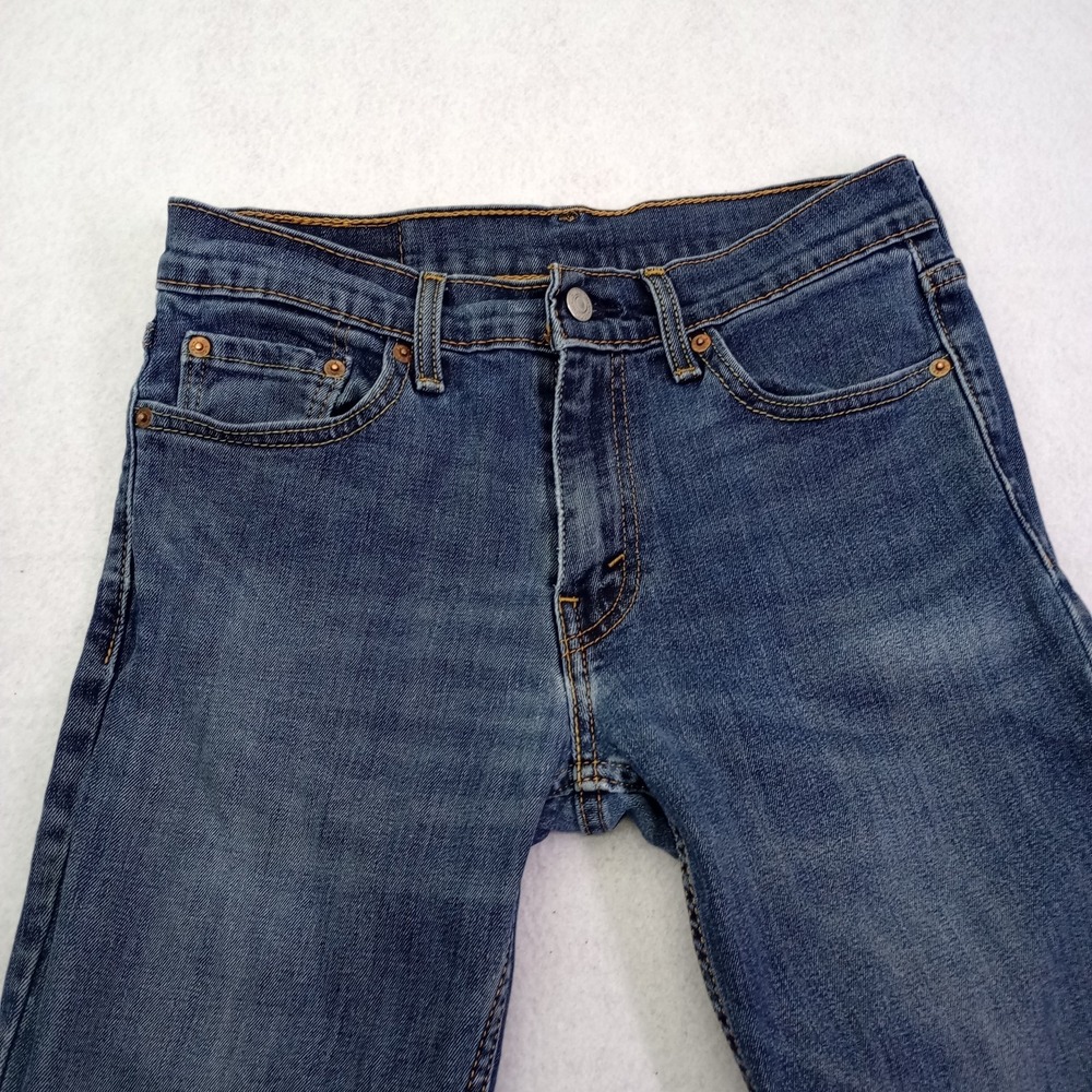 Levi's 511 Slim Jeans Men's Straight leg W29 L30‎ Blue Denim  Pocket Flaw - Picture 2 of 16
